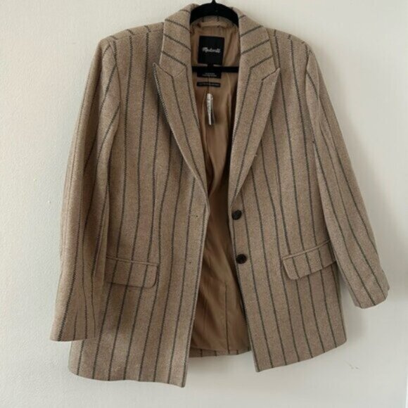 NWT Madewell The Bedford Oversized Blazer Size 8 Medium - Picture 3 of 5